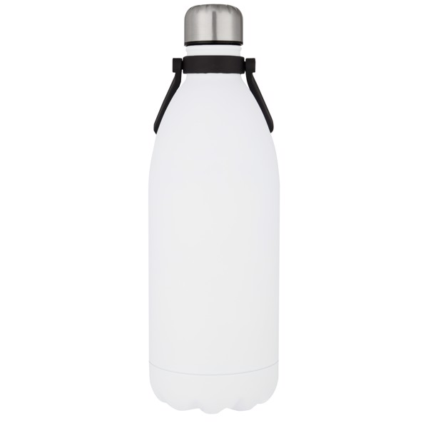 Garrafa de 1,5 L isolada a vácuo de aço inoxidável "Cove" - Branco