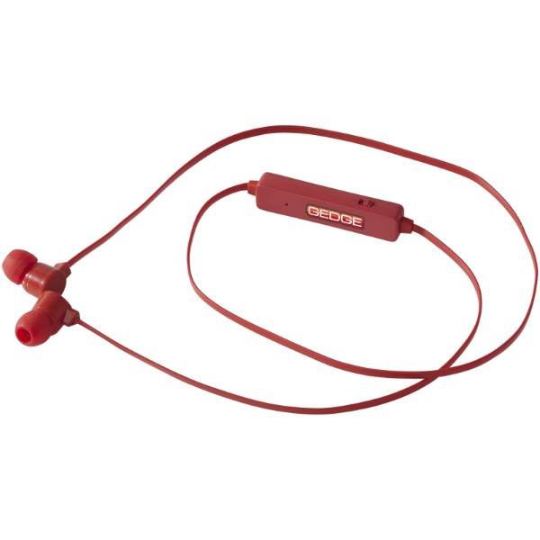 Barevná sluchátka Bluetooth® - Červená s efektem námrazy