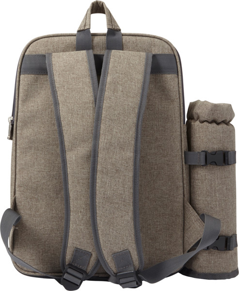 Mochila de poliéster para picnic (600D) Allison - Light Grey