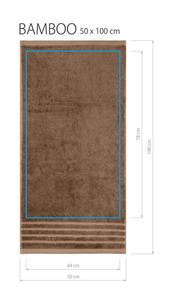 Towel BAMBOO(530) 50x100 - White