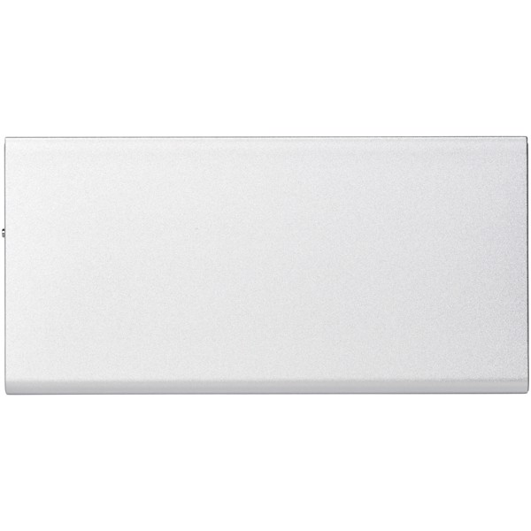 Plate 8000 mAh aluminium power bank - Silver
