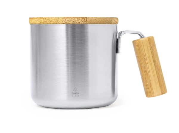 Taza Térmica Claire - Plateado