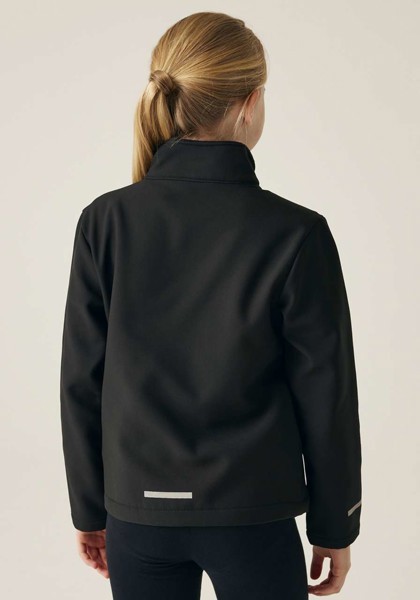 Junior Ablaze Softshell - Black / Classic Red / 5/6