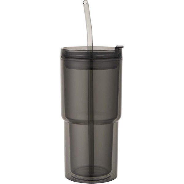 Archer 480 ml double wall plastic tumbler - Black