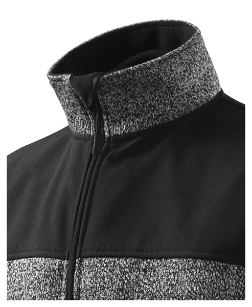 Softshellová Bunda Pánská Rimeck® Casual - Knit Gray / M