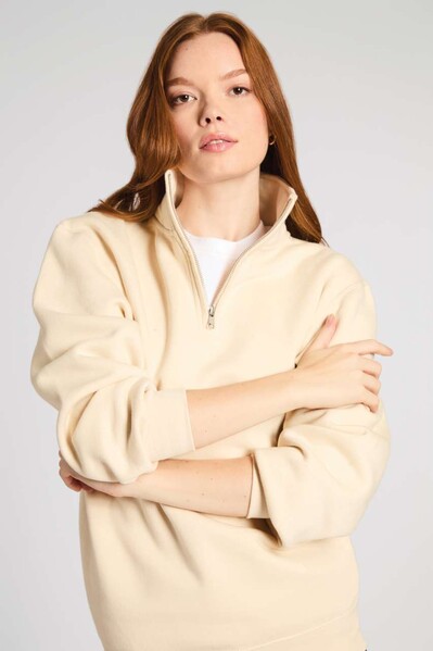 Premium Quarter Zip - Smoke / XS