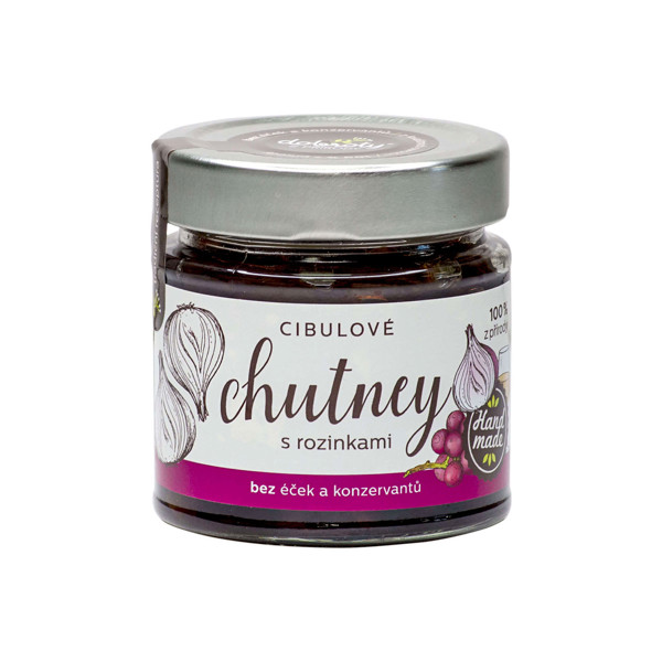 Cibuľové chutney s hrozienkami