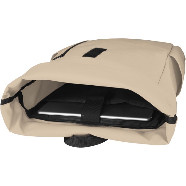 Mochila de topo dobrável de 15,6 pol. GRS de RPET de 18 L "Byron" - Aveia