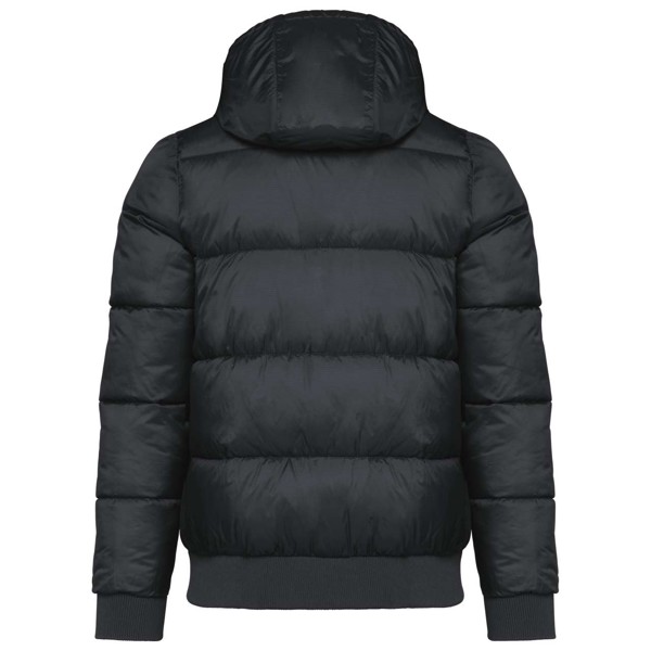 Unisex Recycled Ripstop Jacket With Hood - Black / 3XL