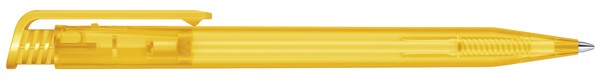 Senator® Super Hit Frosted, Push Ball Pen - Yellow Similar PMS 7408
