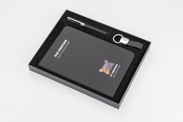 Notebook with pen and key ring set PROBIZ