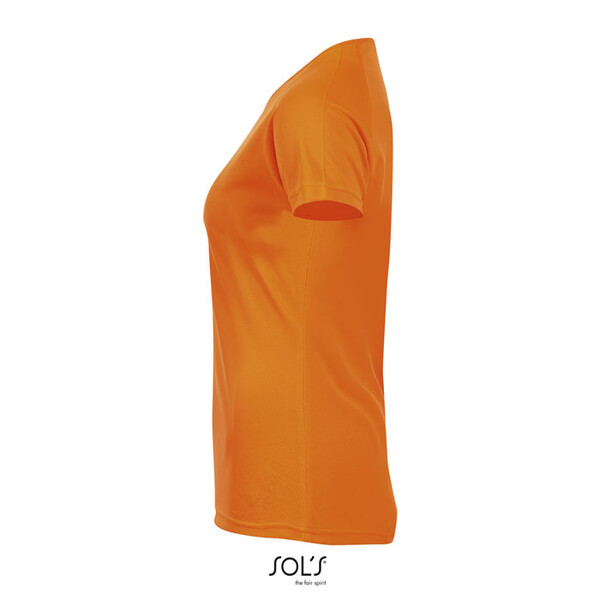 SPORTY T-SHIRT SENHORA 140g Sporty Women - Laranja NeonM