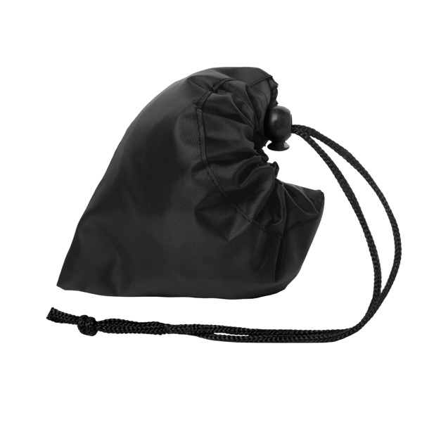 Sabia RPET foldbar mulepose 7L - Ensfarvet sort