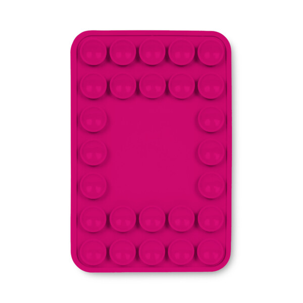 Selfie suction magnetic phone case - Radiant Pink