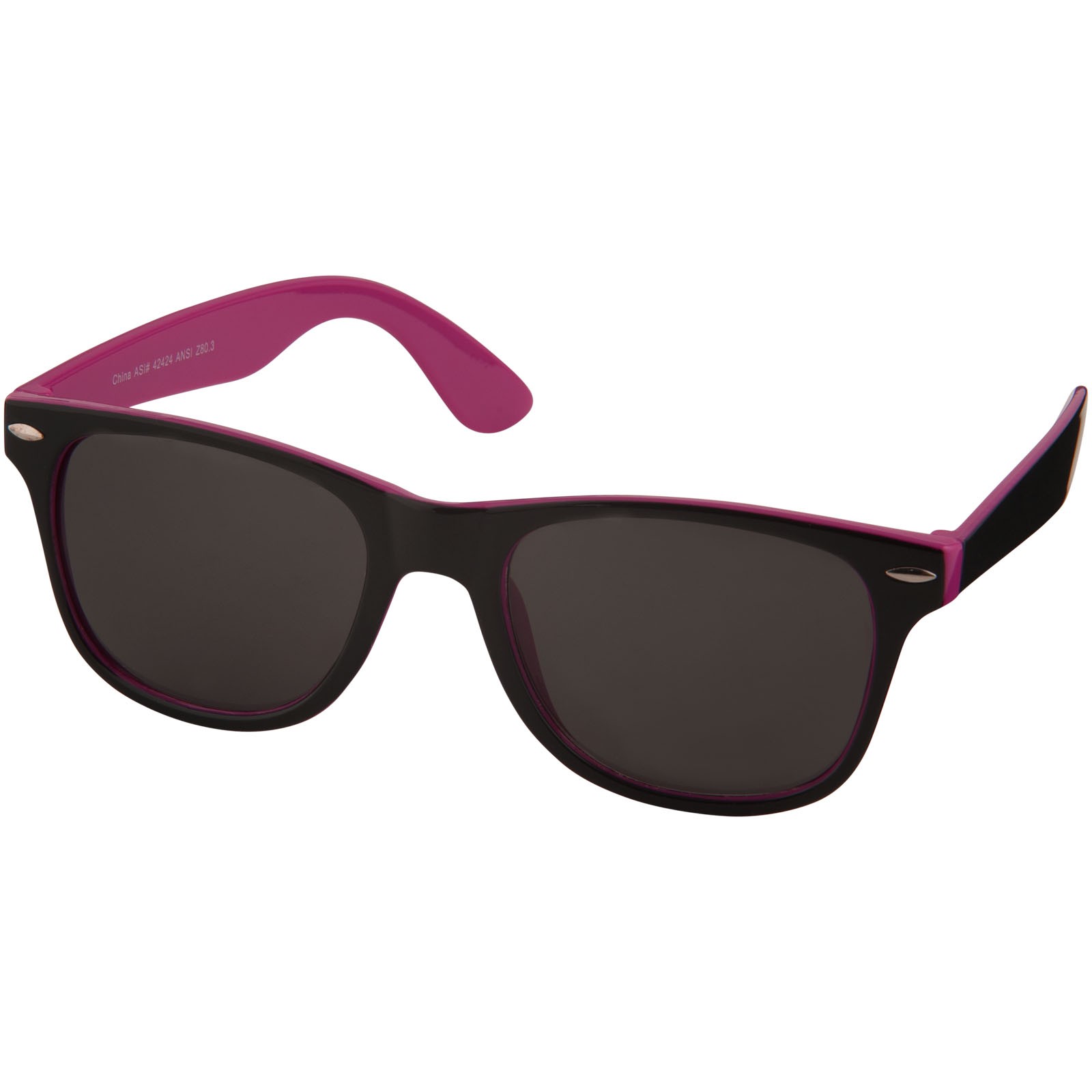 Sluneční brýle Sun Ray s dvoubarevnými odstíny - Růžová / Černá
