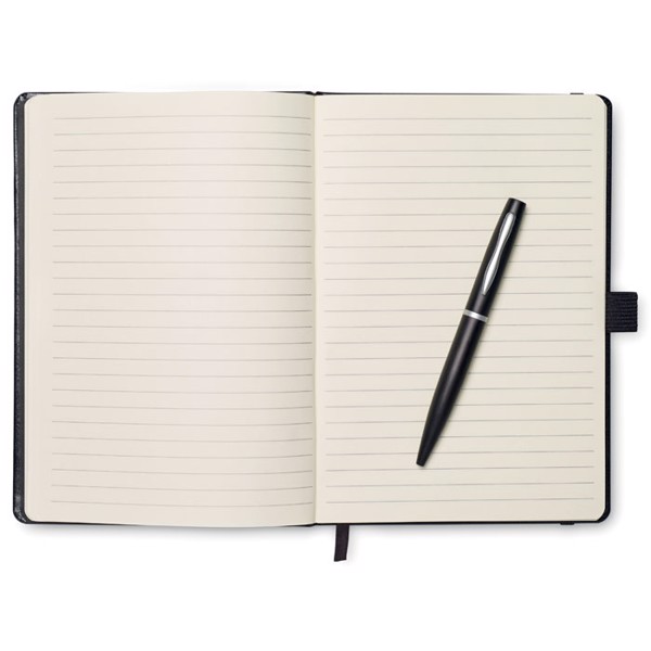 A5 note book with pen Notaplus - Black