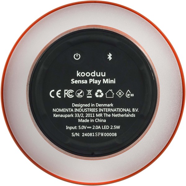 Altifalante portátil e lâmpada JBL "Kooduu Sensa Play Mini" - Laranja