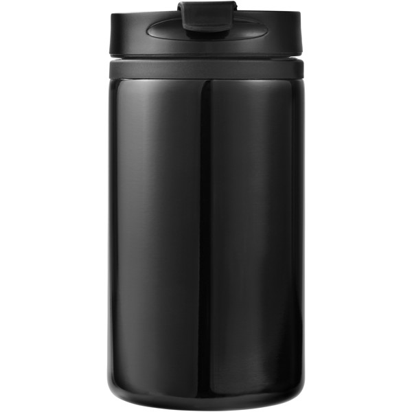 Izolovaný pohár Mojave z recyklovanej nehrdzavejúcej ocele s certifikátom RCS 300 ml - Jednofarebná čierna