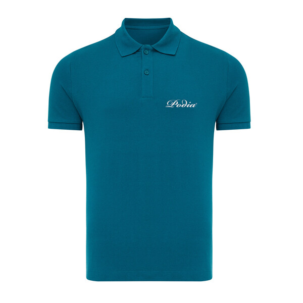 Polo tričko IQONIQ Yosemite z recykl. bavlny - Dark Teal / XS