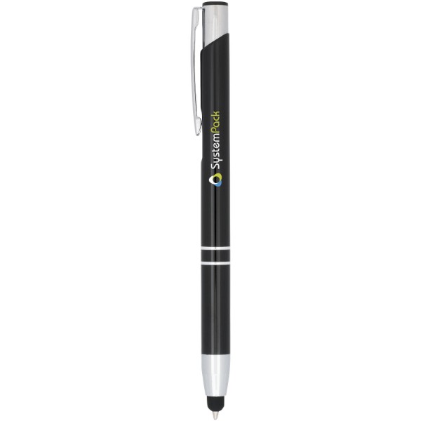 Stylet Stylo bille métallique Moneta (encre bleue) - Noir