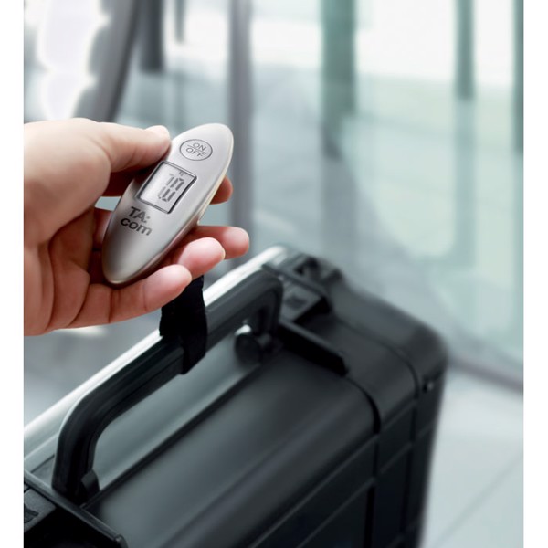 Weighit luggage scale, 40 kg max, ABS case - Matt Silver