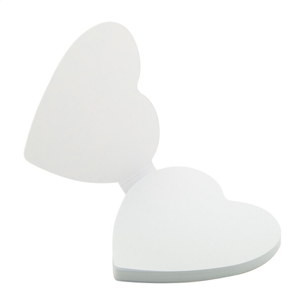 Bloc-notes autocollant personnalisé CreaStick Heart