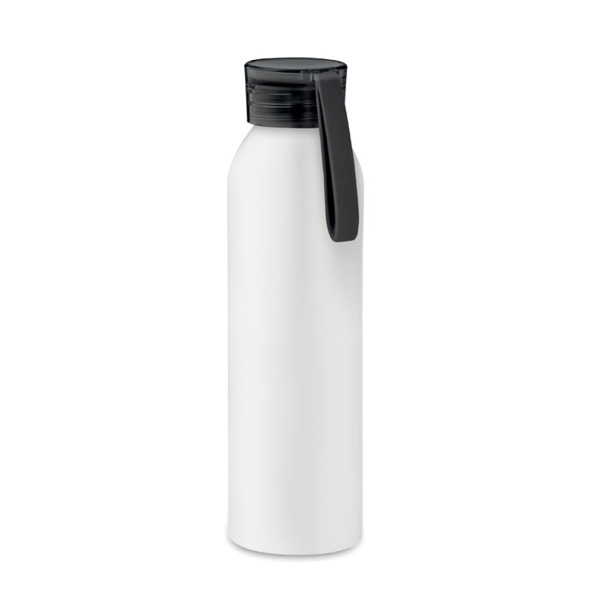 Aluminium bottle 600ml Napier - White / Black