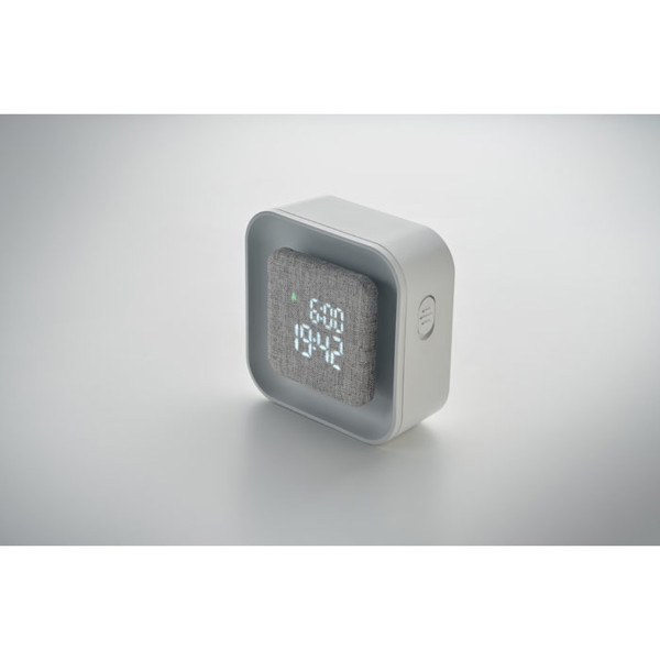 Recycled ABS/RPET alarm clock Luce