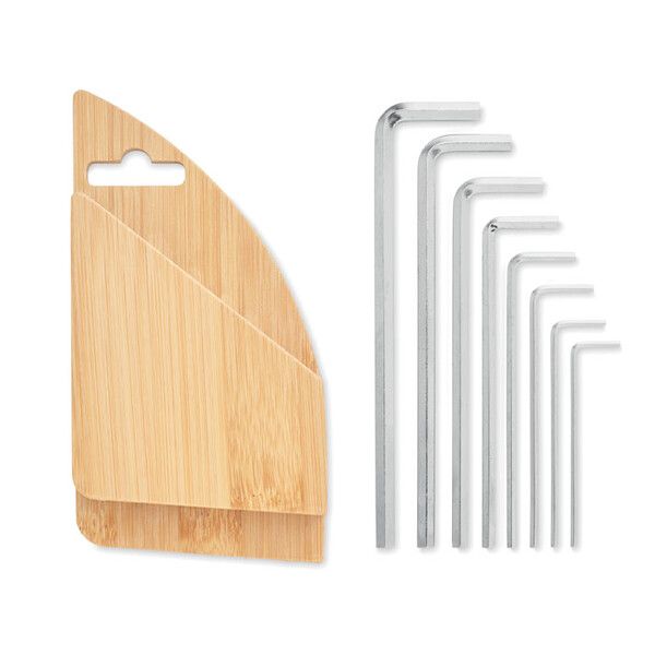 Hex key set in bamboo Karuvi