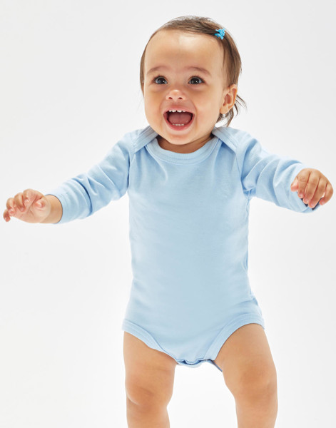 Baby Long Sleeve Bodysuit - Organic Natural / 0-3