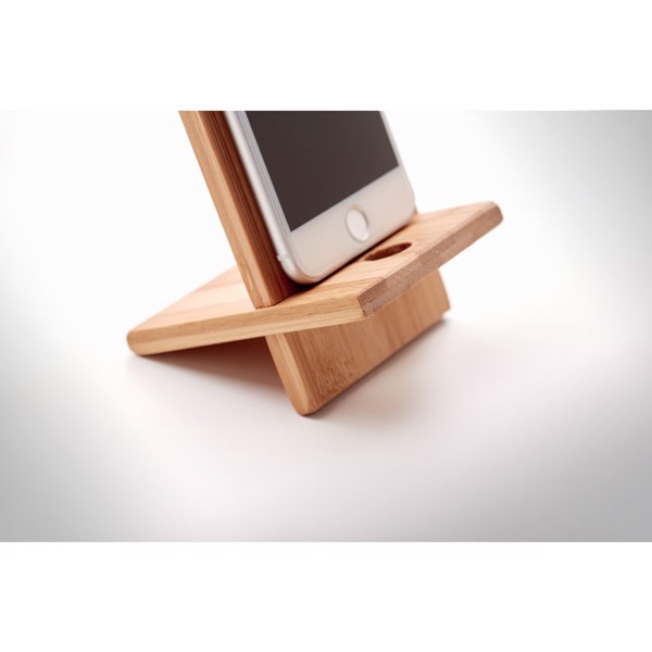 Whippy bamboo phone holder, 140x80 mm