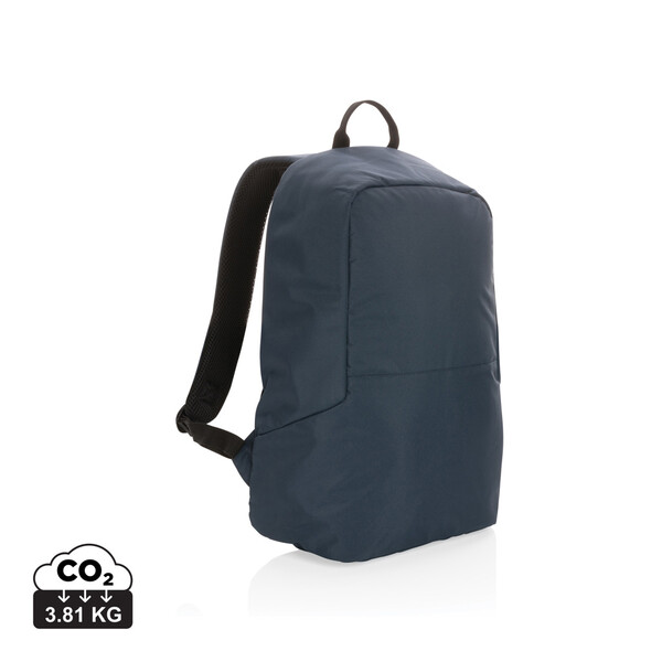 Sac à dos antivol en rPET Impact AWARE™ - Bleu Marine