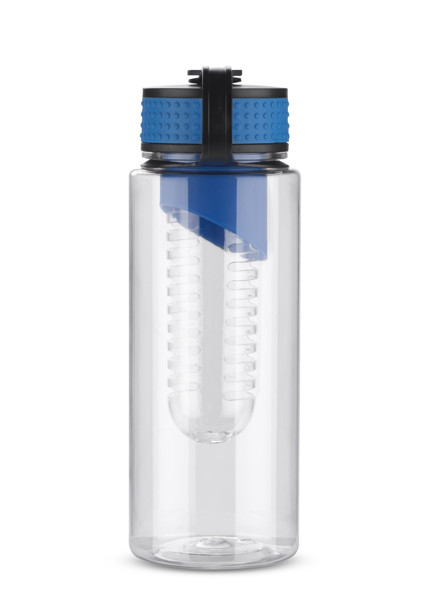 Bidon z wkładem na owoce FRUGT 800 ml - Niebieski