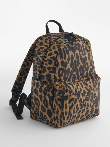 Leopard Print Mini Backpack