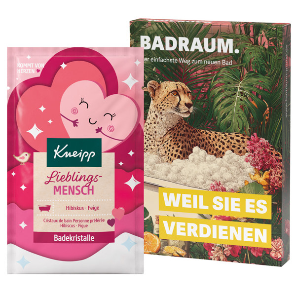Promotion Case, Kneipp Badekristalle Lieblingsmensch