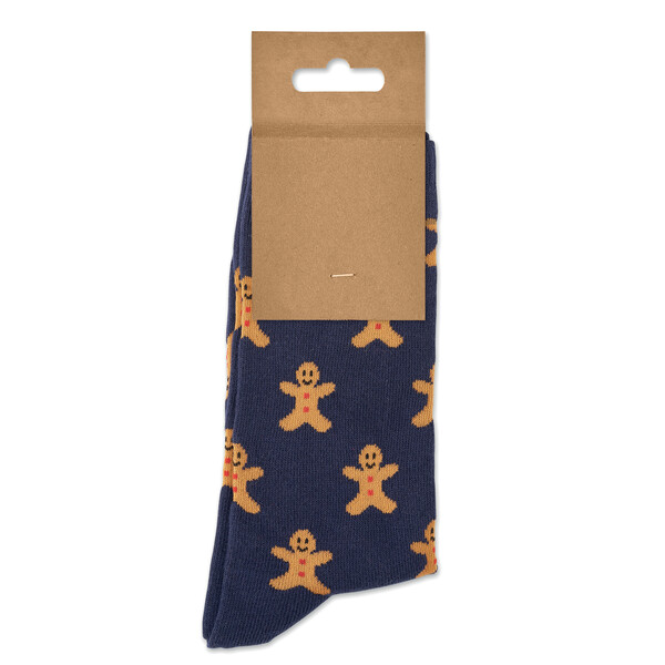 Paire de chaussettes de Noël L Soc Large - Bleu