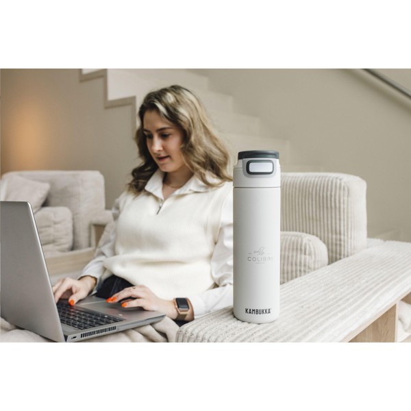 Kambukka® Elton Insulated 600 ml drinking bottle - White
