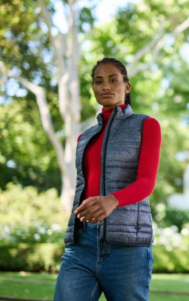 Women's Firedown Down-Touch Insulated Bodywarmer - Black / Black / 3XL