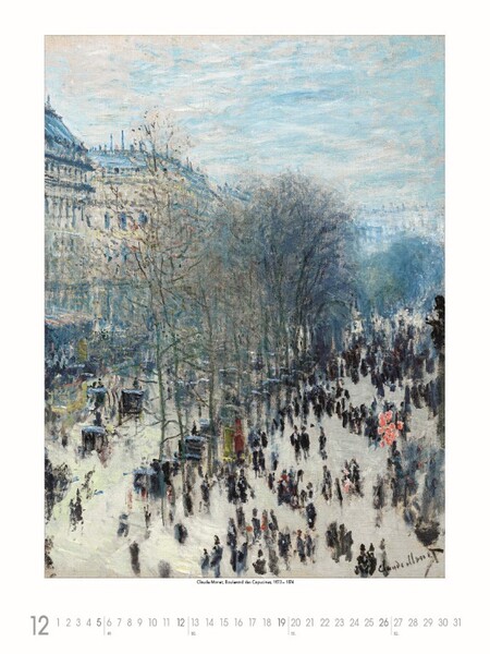 Nástenný Kalendár Claude Monet 2027