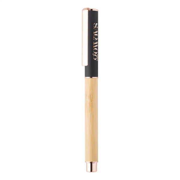 Pióro kulkowe Blush - Czarny / Naturalny