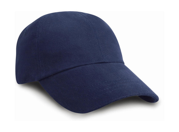 Junior Brushed Cotton Cap - Black / ONE SIZE