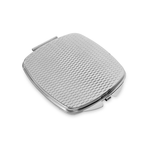 SHIMMER. Espelho de bolsa duplo em metal