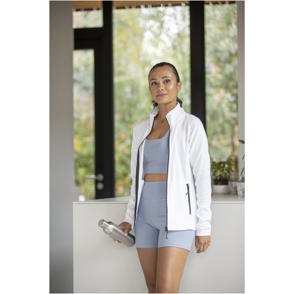 Zelus women's fleece jacket - White / S