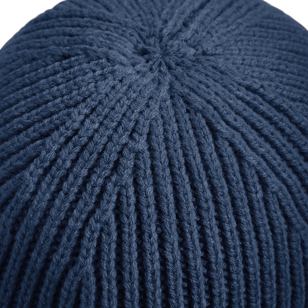 Engineered Knit Ribbed Beanie - White / ONE SIZE
