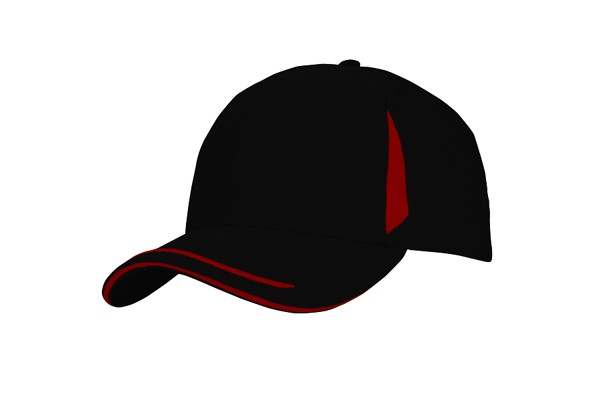 4098 - baseball cap - black/white