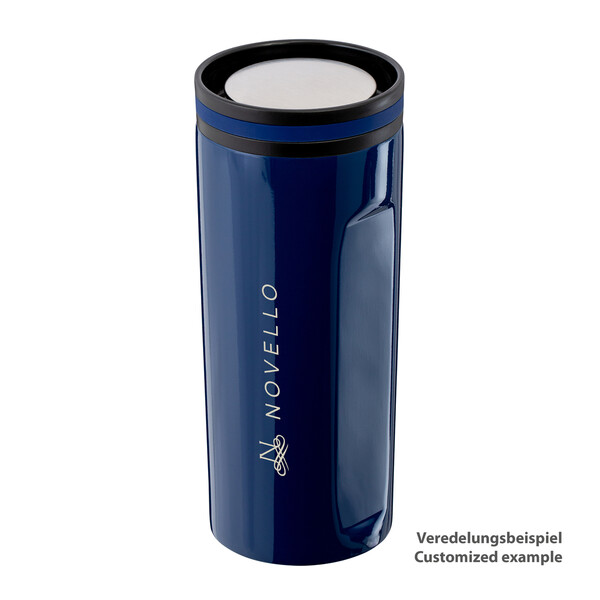Mug isotherme STEELONE - bleu foncé