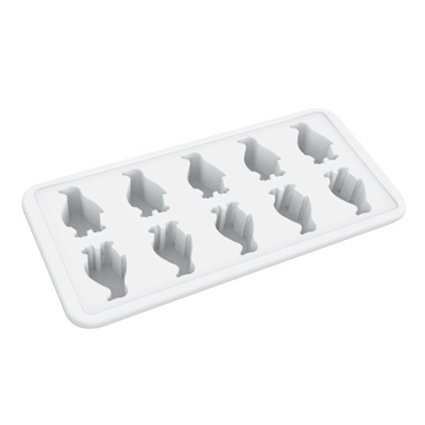 Ice Cube Mould "Penguins" - White