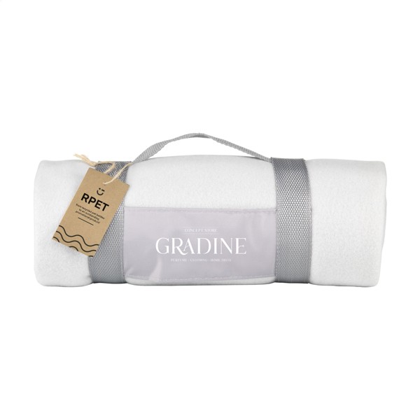 SuperSoft RPET (180 g/m²) plaid en fleece - Gris