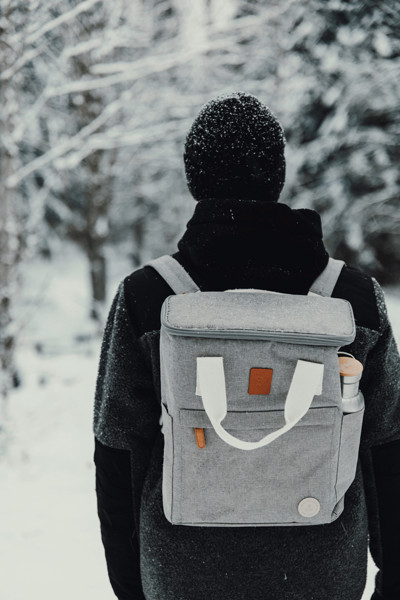 Vinga Sortino cooler backpack 16.5L, PET material - Grey