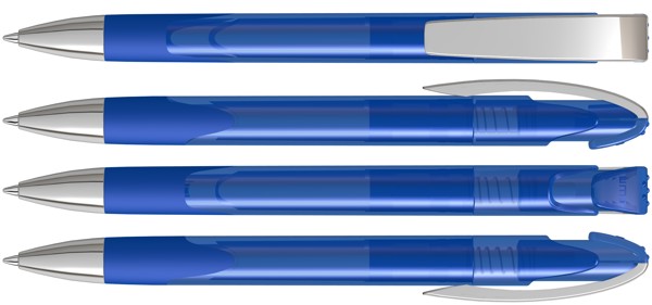 LOOK grip transparent M SI - bleu foncé